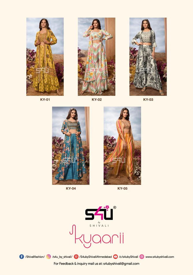 Kyaari By S4u Festive Designer Indo Western Catalog
